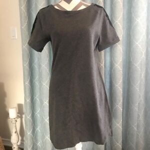 Loft Sweatshirt Dress with Lace Detail - Size XS